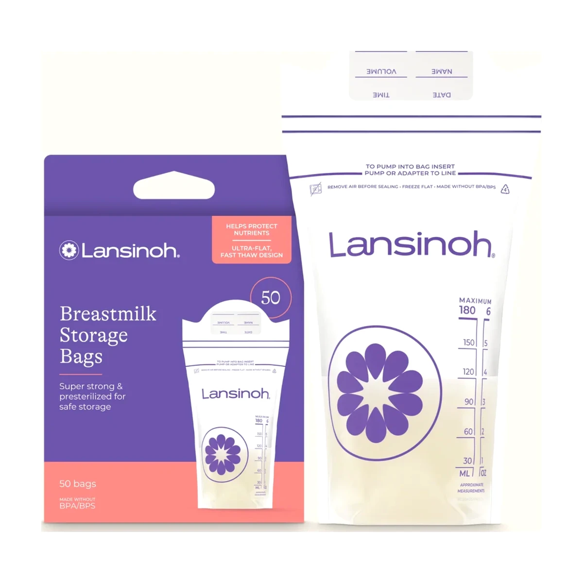 Bolsas para leche (50 u.)