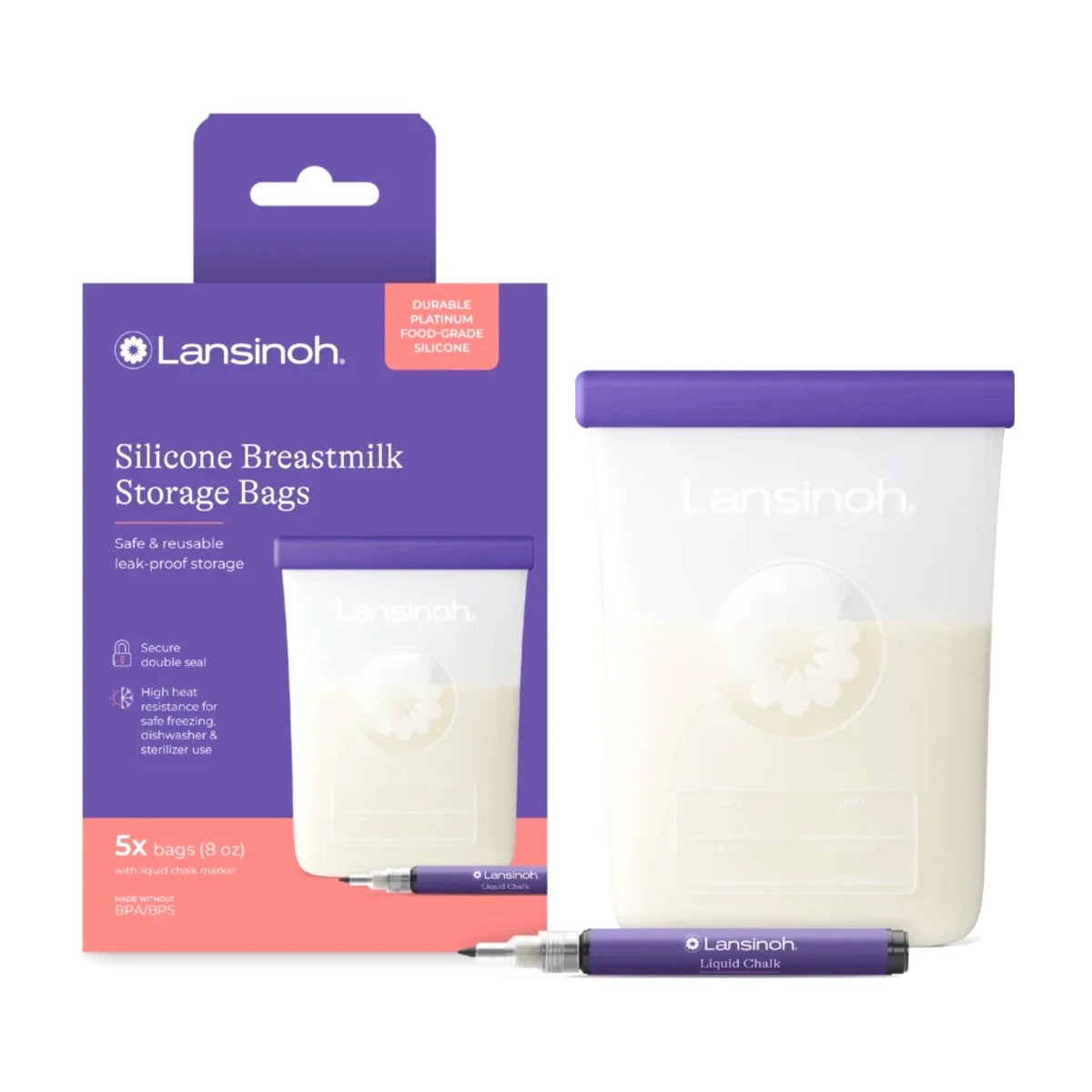 Bolsas de silicona reutilizables para leche materna: cómo usarlas